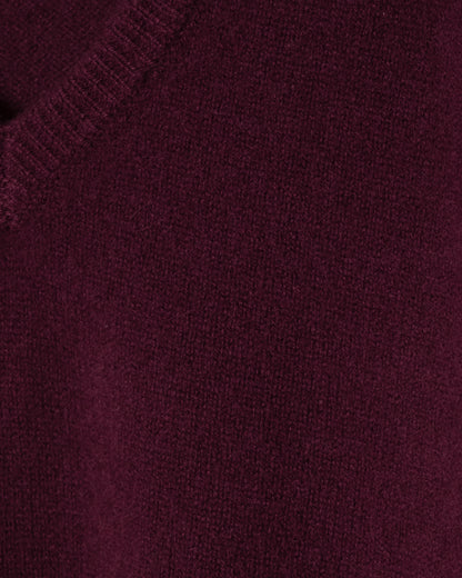 AUTHENTIC CASHMERE V-NECK KNIT