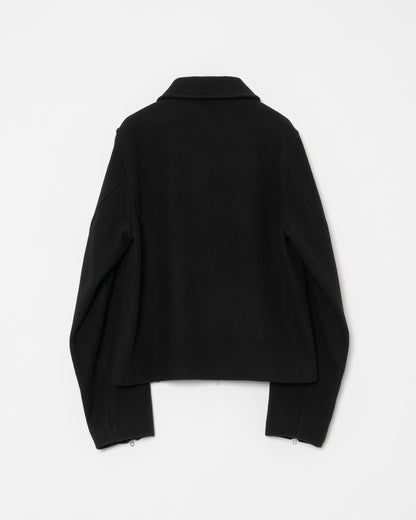 REFINED WOOL SHORT BLOUSON