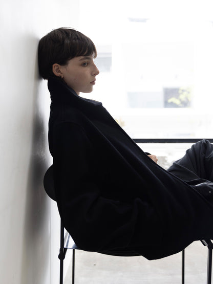 Refined Wool Short Blouson