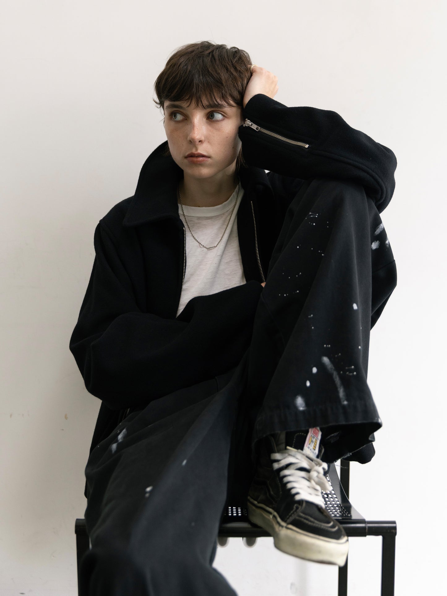 Refined Wool Short Blouson