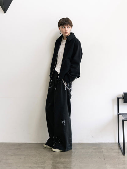 Refined Wool Short Blouson