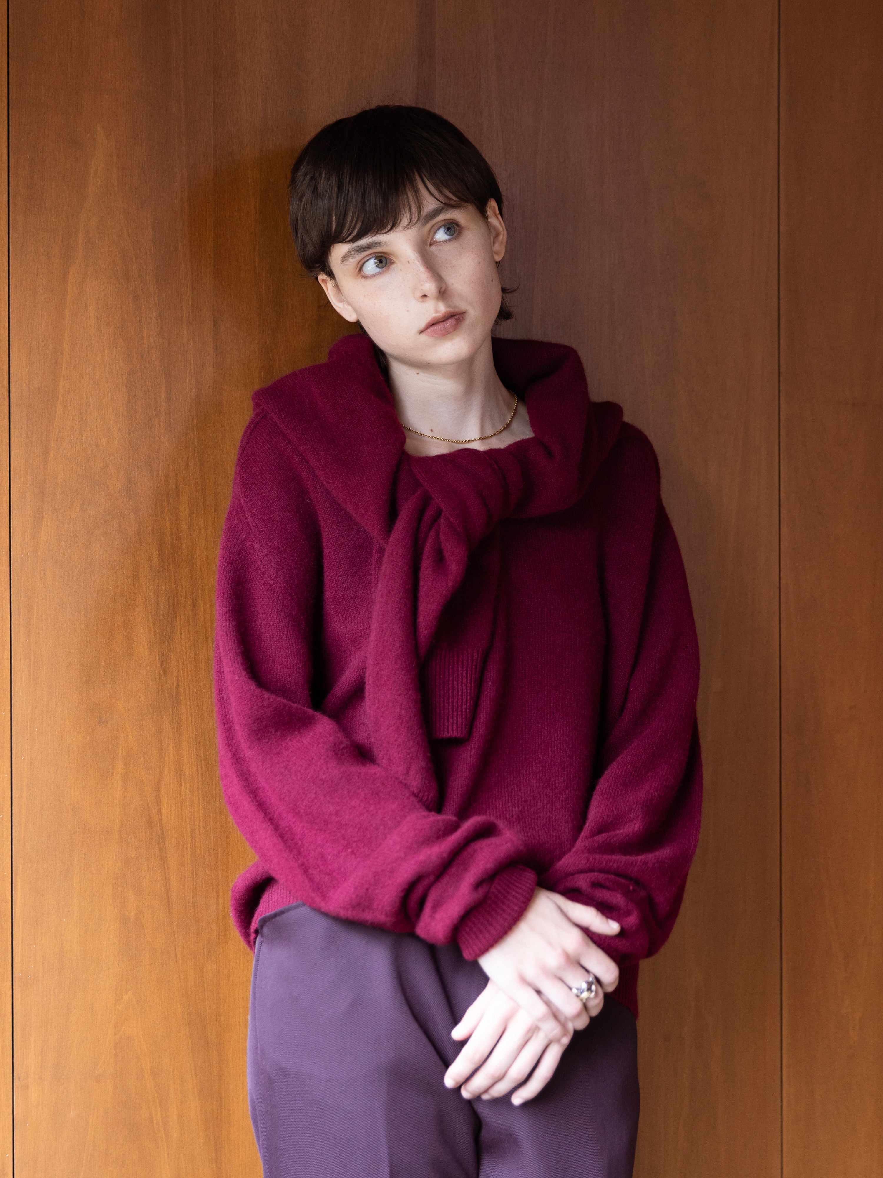 Authentic Cashmere V-Neck Knit – ILEAN