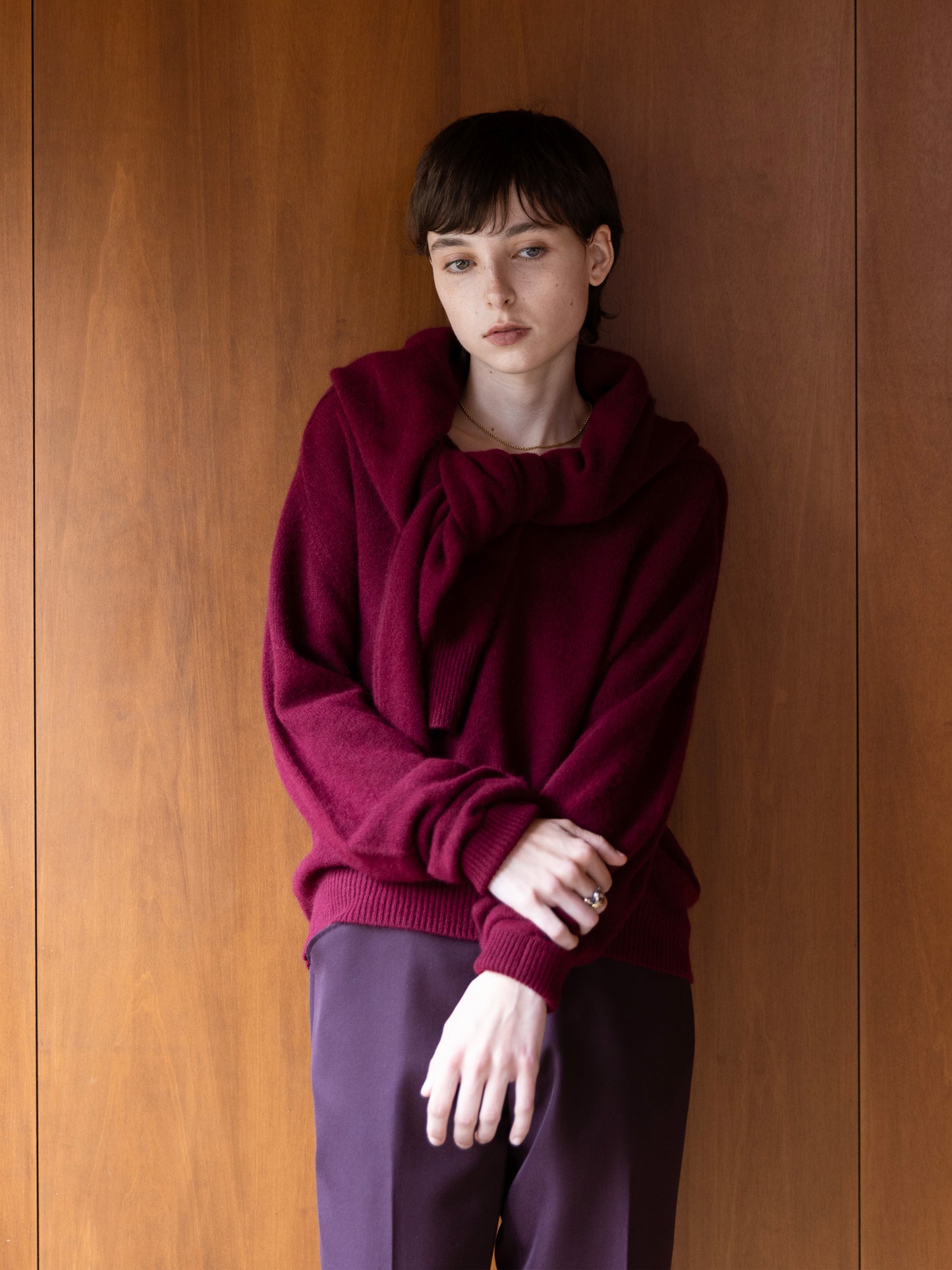 Authentic Cashmere V-Neck Knit