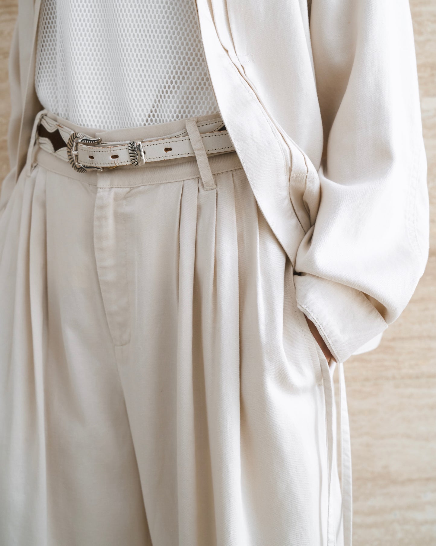 Authentic Linen Wide Slacks