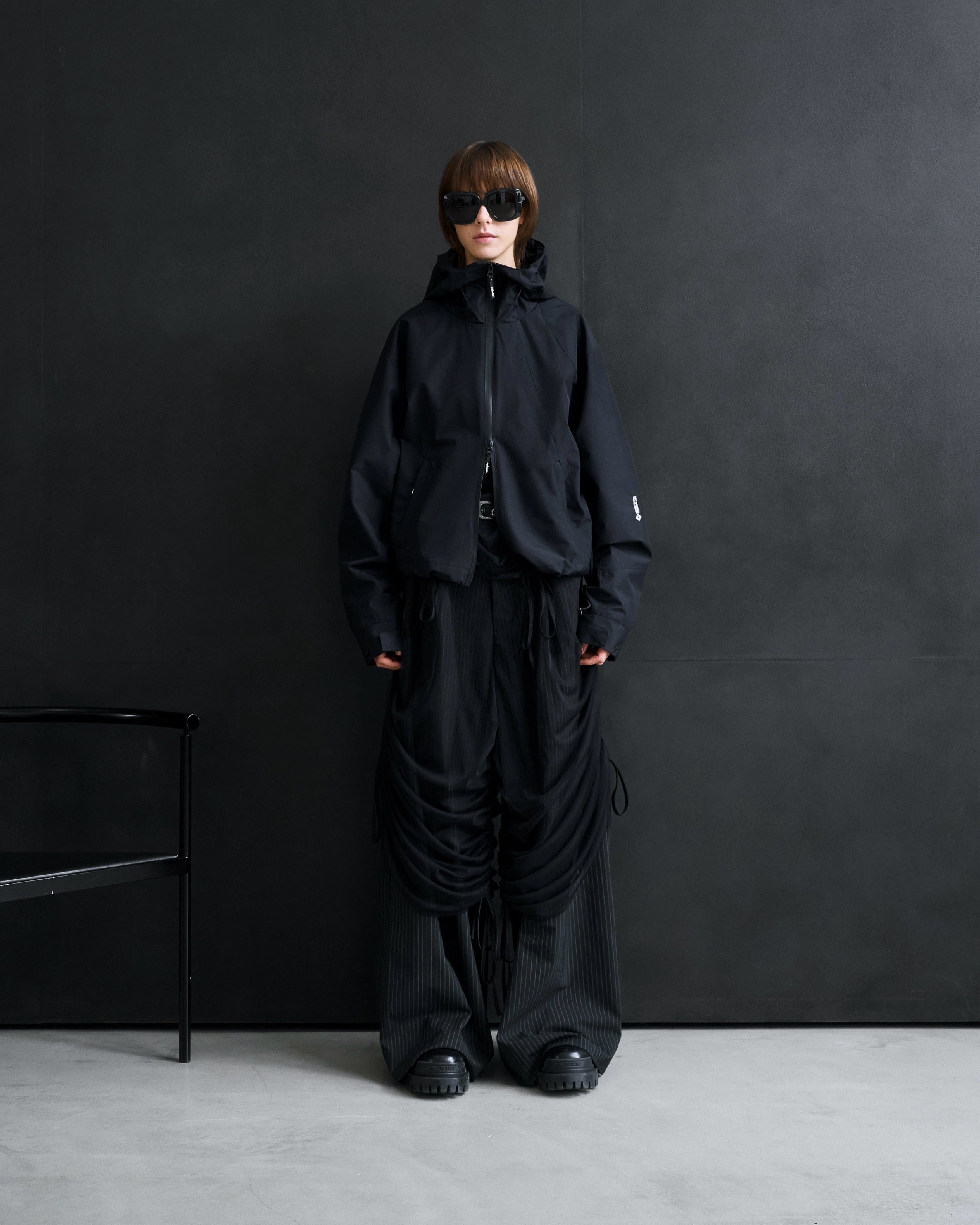 URBAN SHELL JACKET _ +phenix GORE-TEX WINDSTOPPER / BLACK – ILEAN