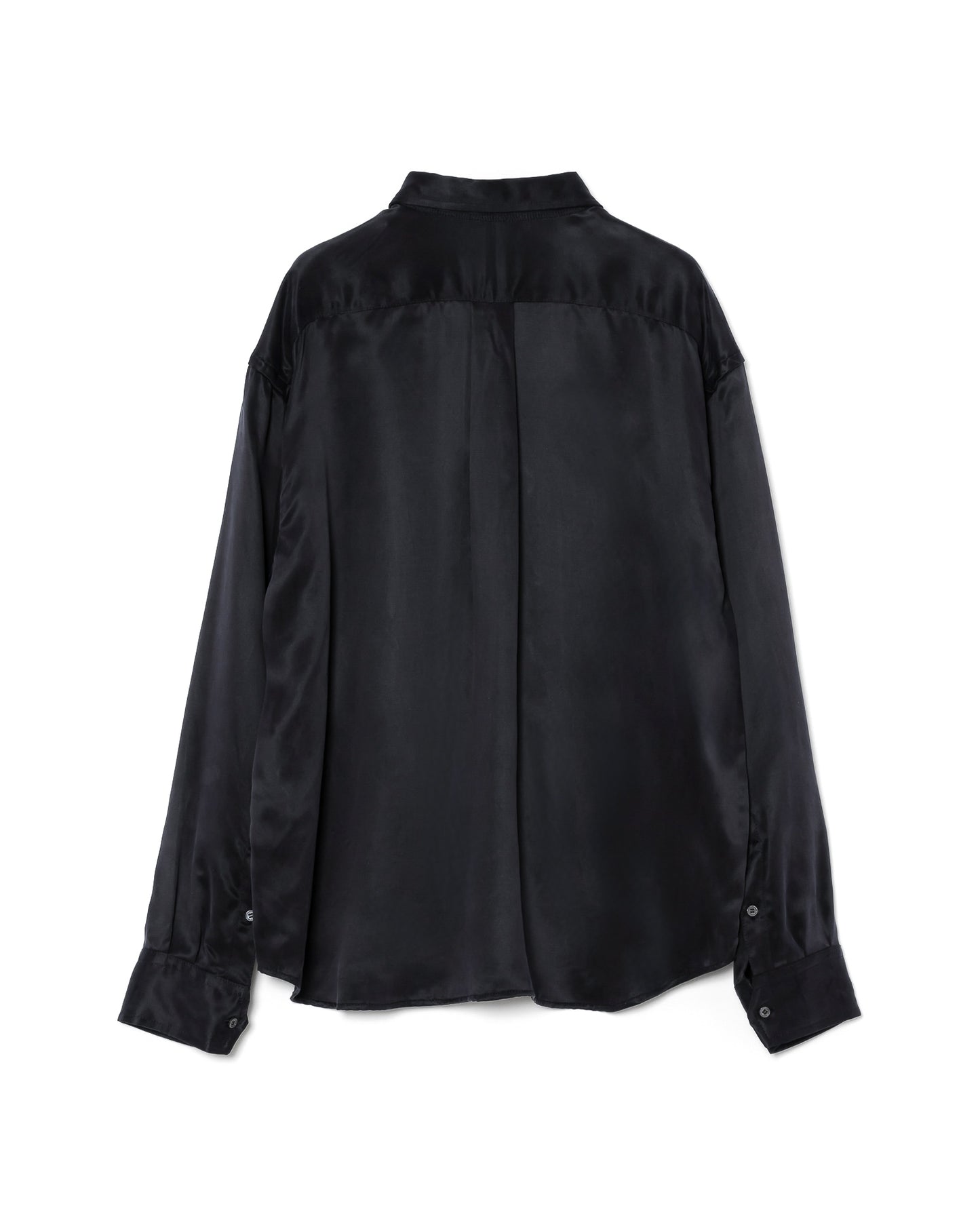 REFINED MINIMAL CUPRO SHIRT / NAVY