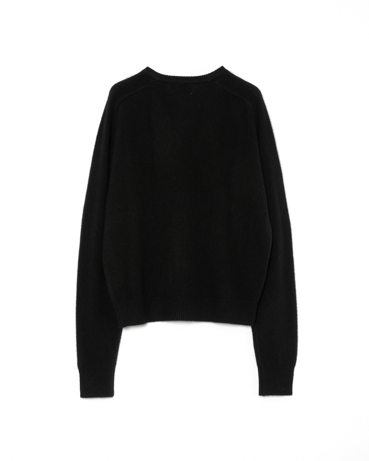AUTHENTIC CASHMERE V-NECK KNIT / BLACK