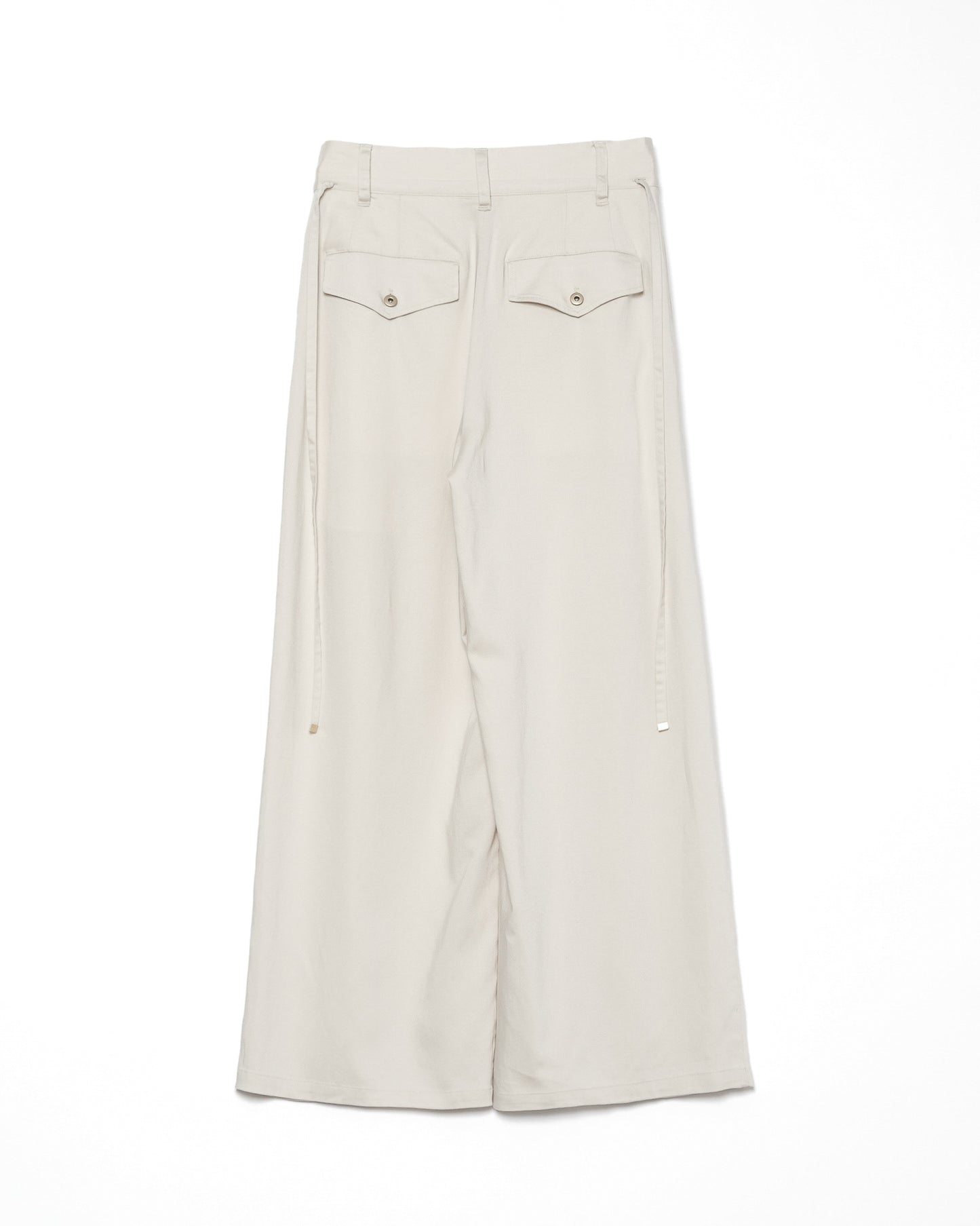 Authentic Linen Wide Slacks / IVORY