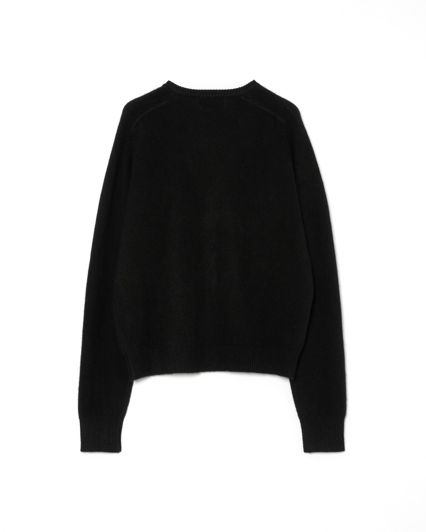AUTHENTIC CASHMERE CARDIGAN / BLACK