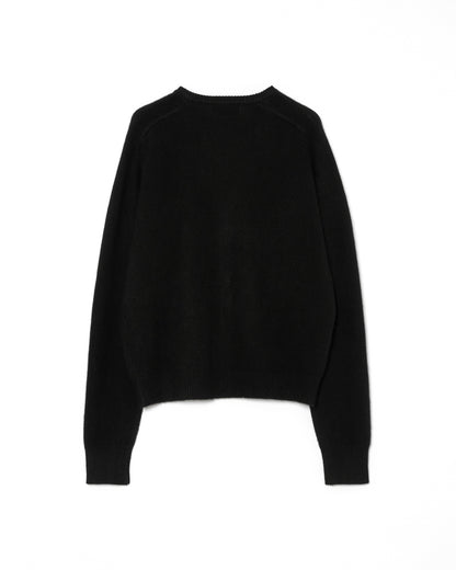 AUTHENTIC CASHMERE CARDIGAN / BLACK