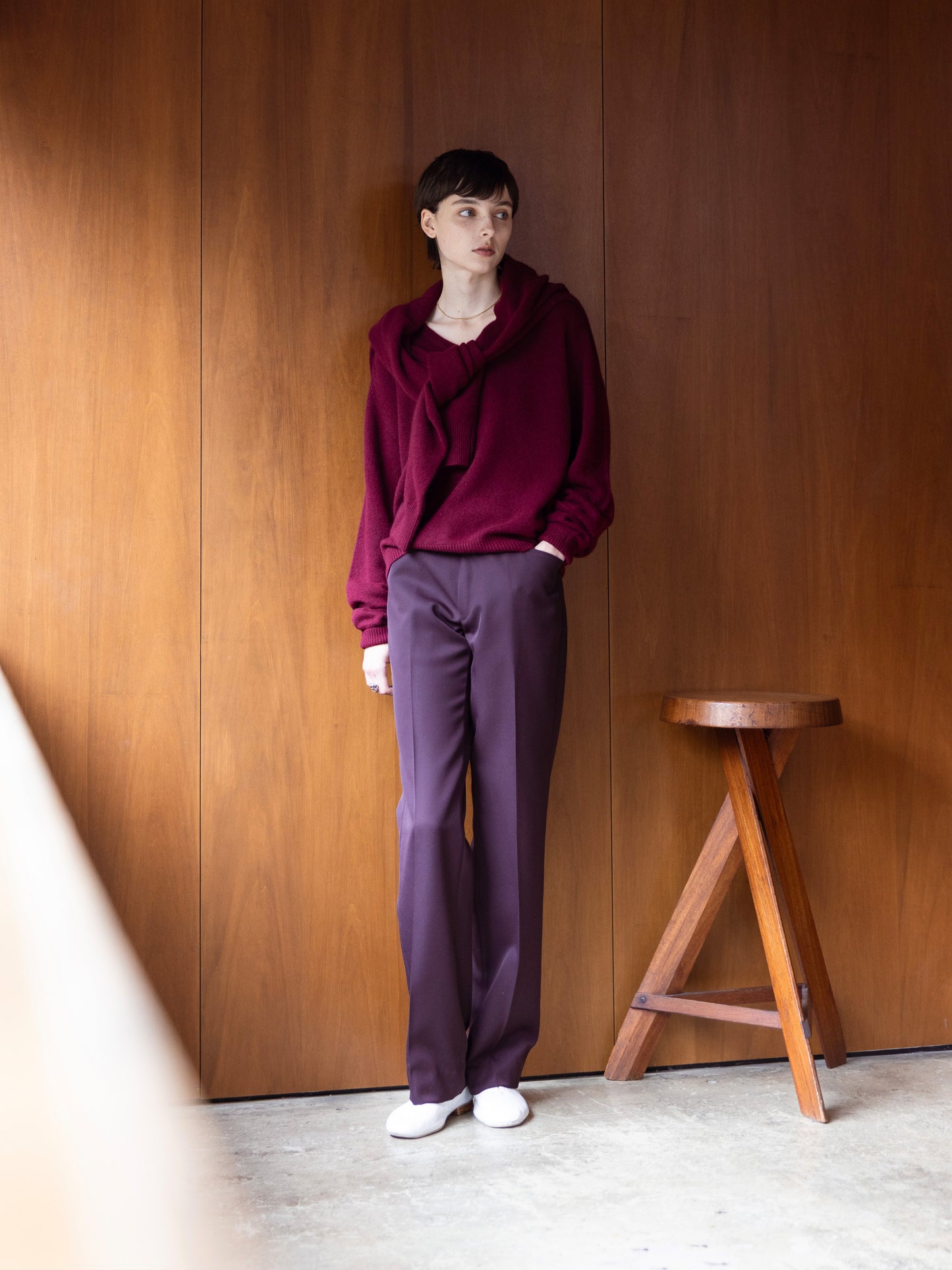 Authentic Cashmere V-Neck Knit