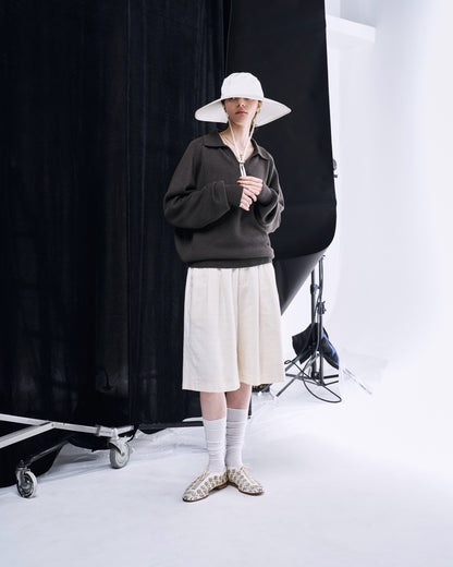 COTTON WOOL SKIPPER KNIT POLO