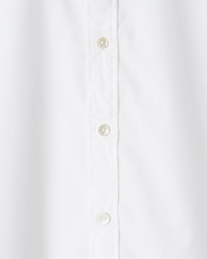 OVERSIZE HIGH FUNCTIONALITY LONG SHIRT / WHITE
