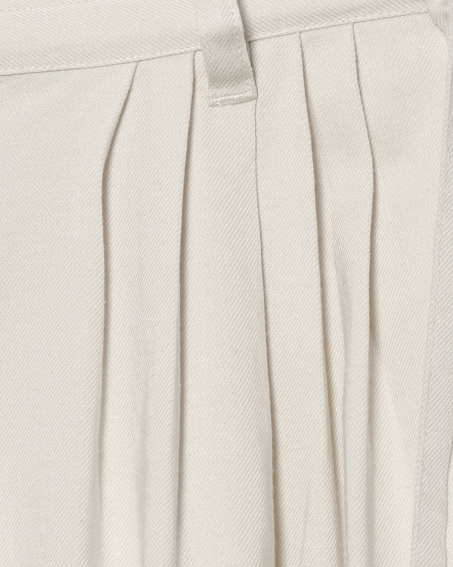 Authentic Linen Wide Slacks / IVORY