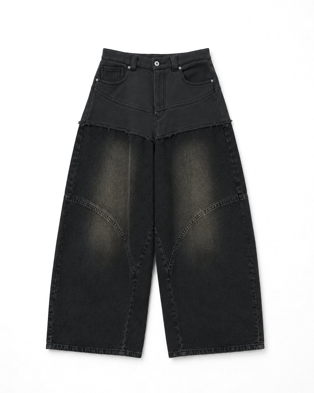 HYBRID DOCKING DENIM PANTS / BLACK