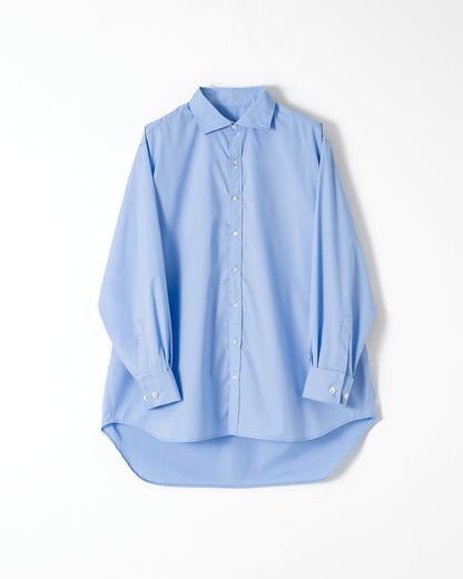 OVERSIZE HIGH FUNCTIONALITY LONG SHIRT / BLUE