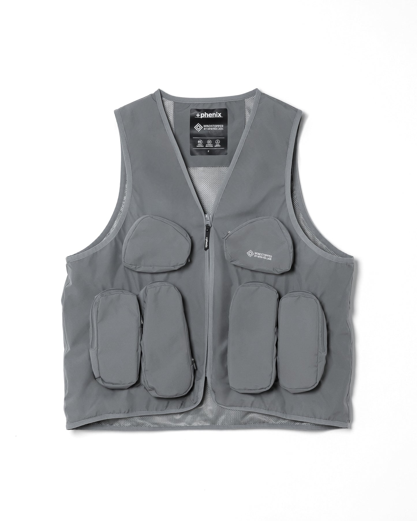 URBAN UTILITY VEST _ +phenix GORE-TEX WINDSTOPPER / GRAY