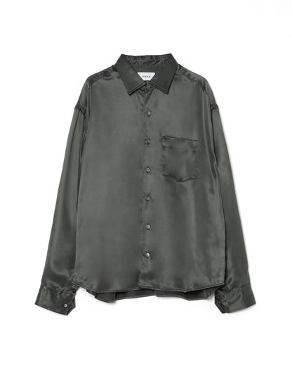 REFINED MINIMAL CUPRO SHIRT / KHAKI
