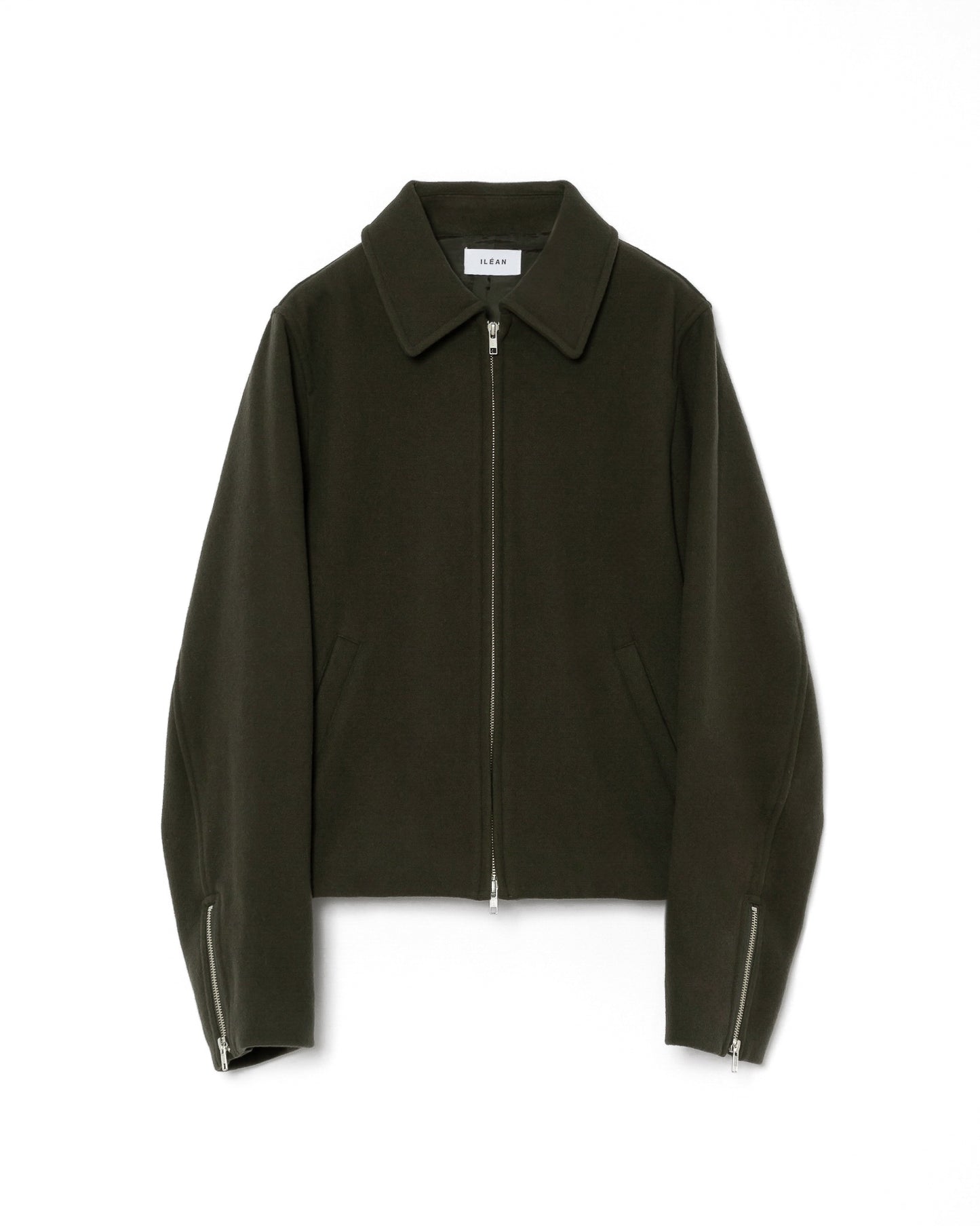 REFINED WOOL SHORT BLOUSON / KHAKI