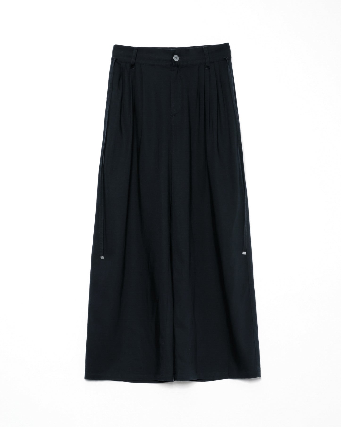 AUTHENTIC LINEN WIDE SLACKS / NAVY