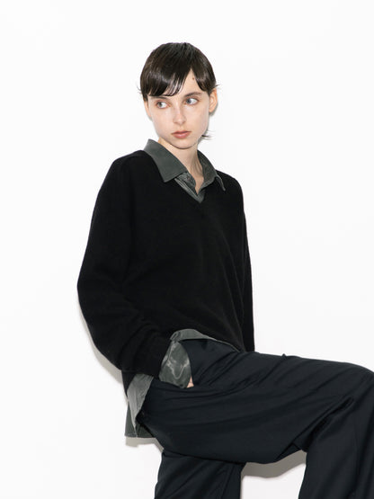 Authentic Cashmere V-Neck Knit
