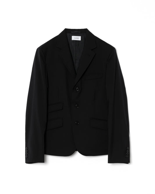 3B SINGLE-BREASTED WOOL JACKET