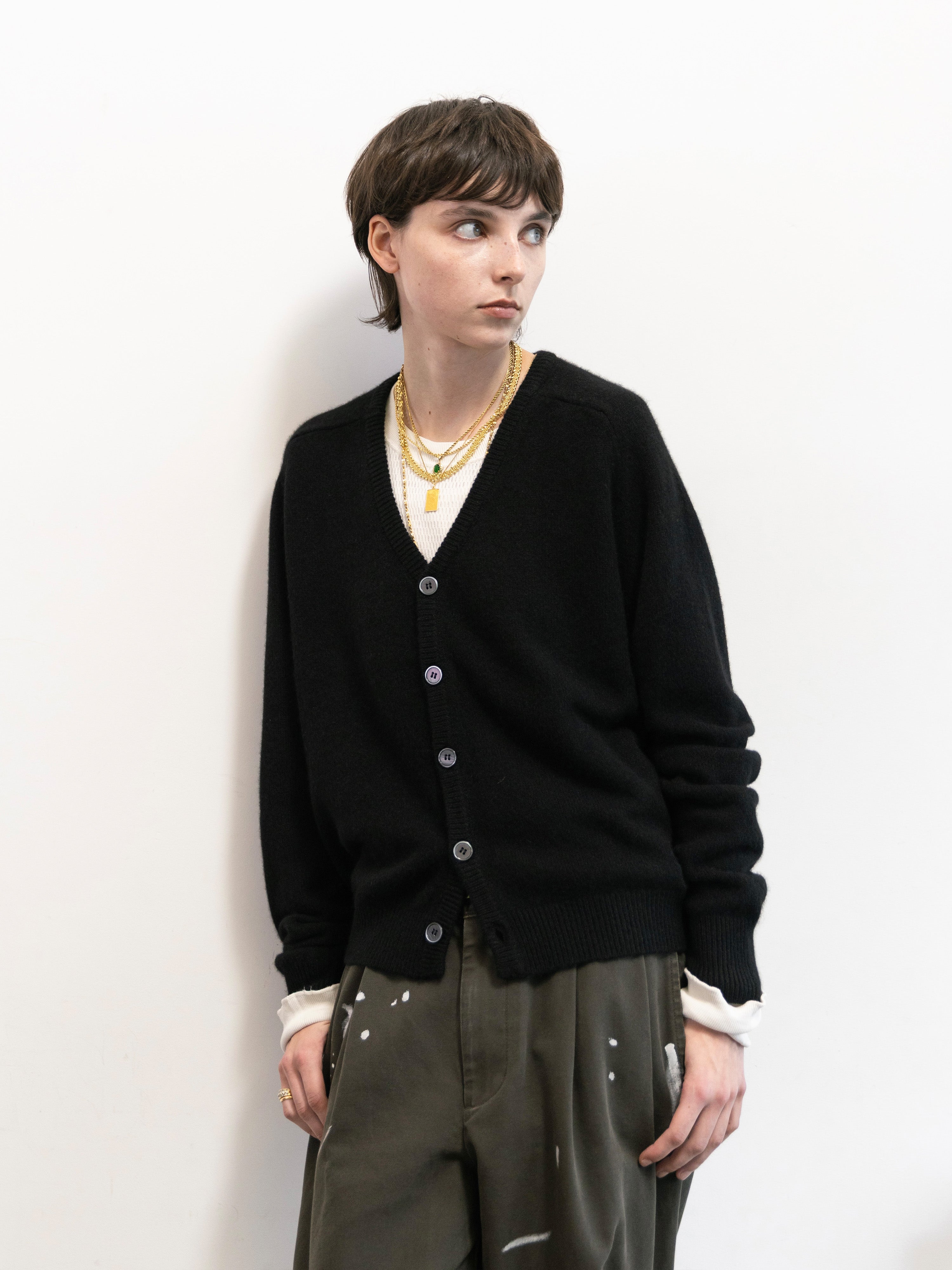 ヨ*ー様 ILÉAN Authentic Cashmere Cardigan AUTHENTIC CASHMERE CARDIGAN – ILEAN