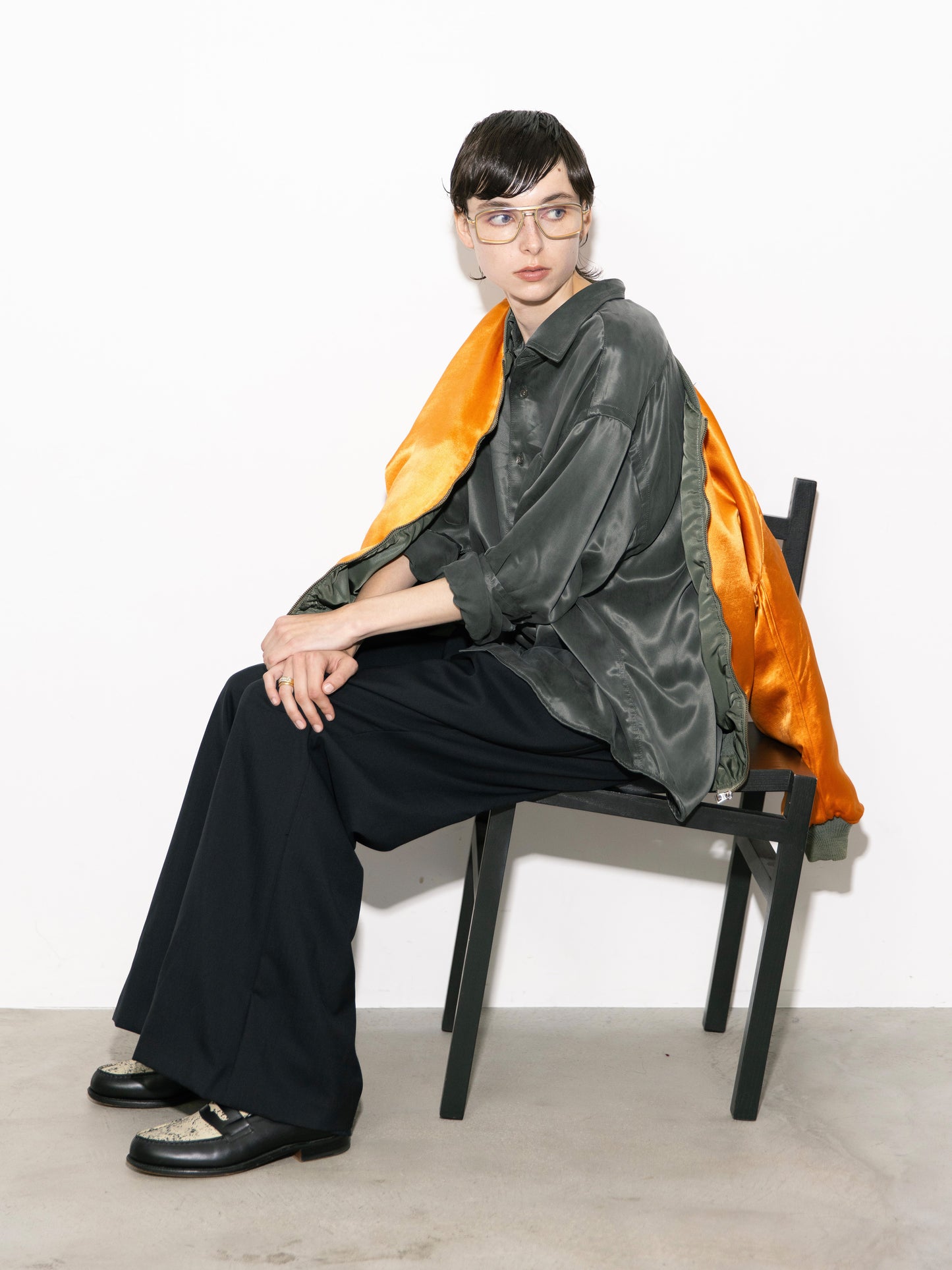 Refined Minimal Cupro Shirt