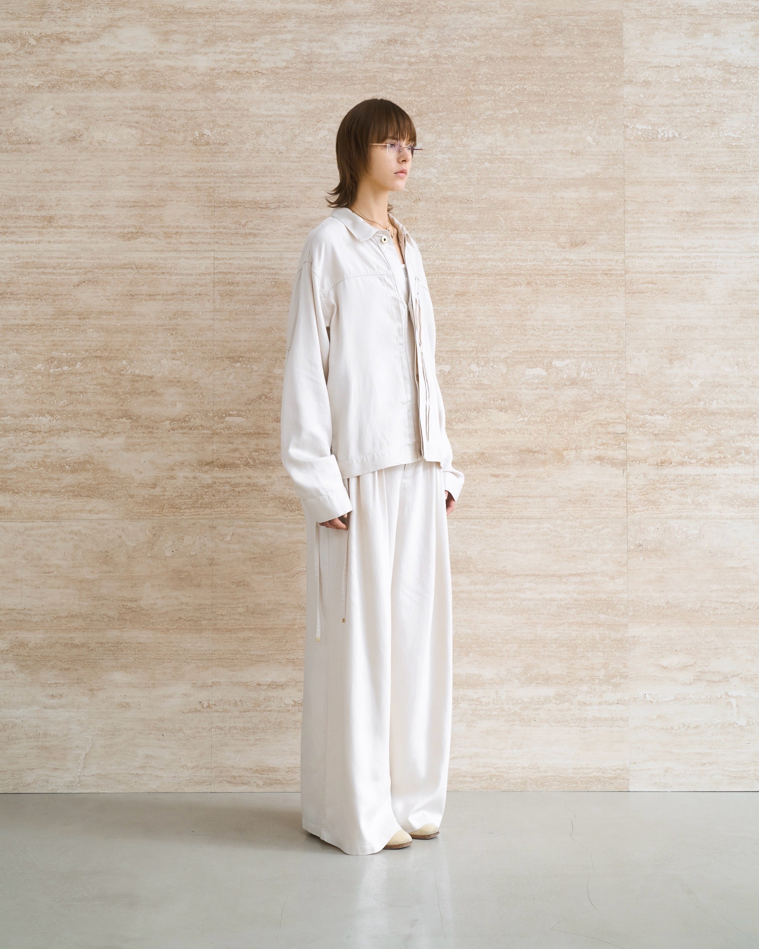 AUTHENTIC LINEN FIRST-TYPE JACKET / IVORY – ILEAN