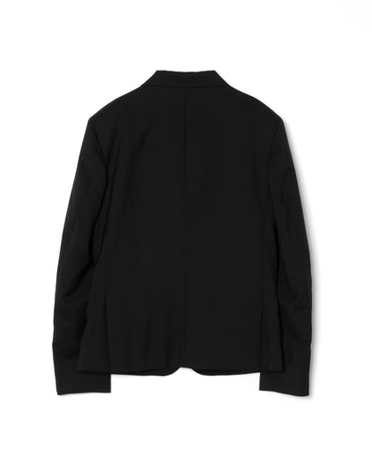 3B SINGLE-BREASTED WOOL JACKET / BLACK