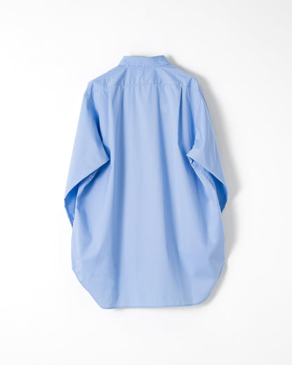 OVERSIZE HIGH FUNCTIONALITY LONG SHIRT / BLUE