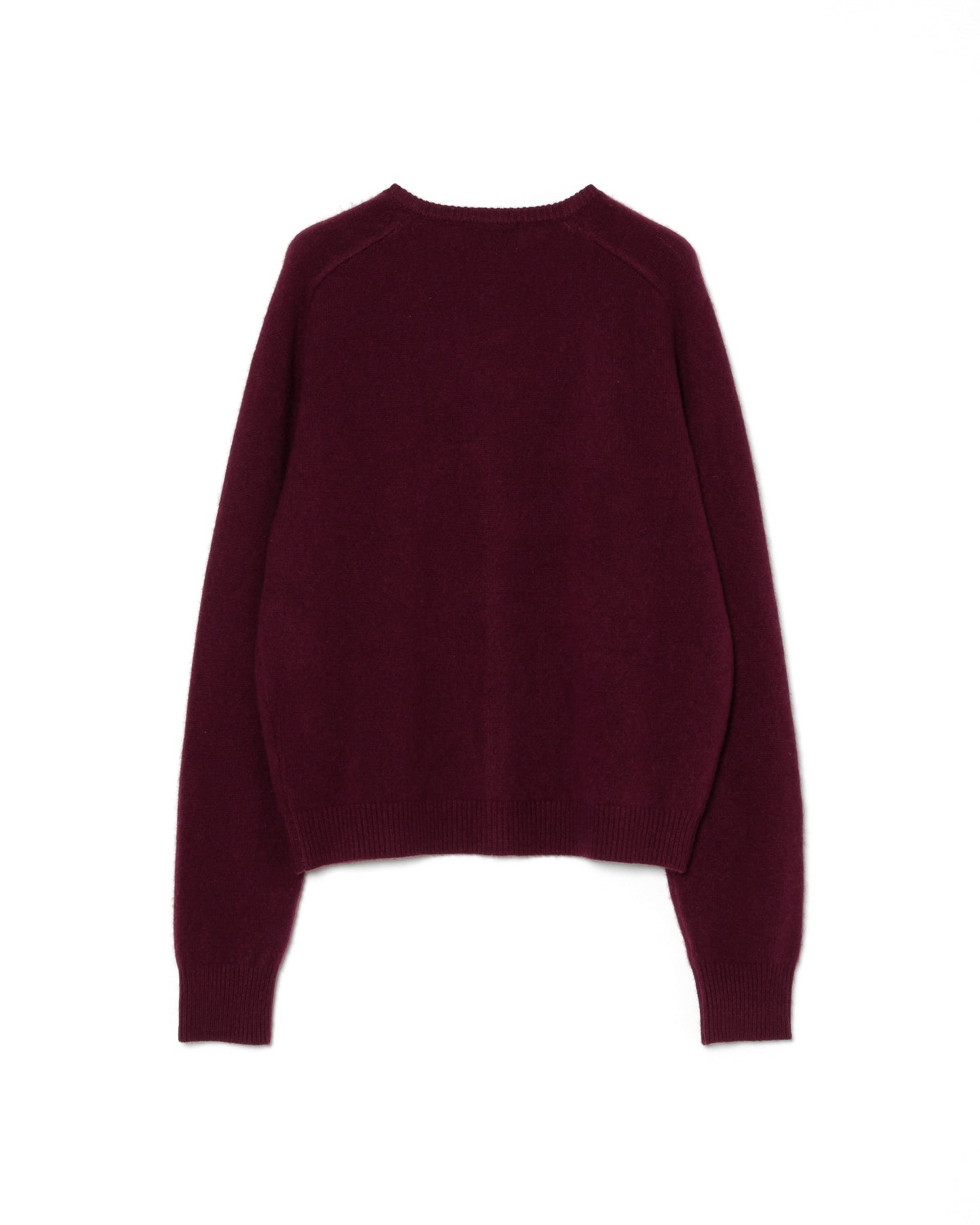 AUTHENTIC CASHMERE CARDIGAN / WINE