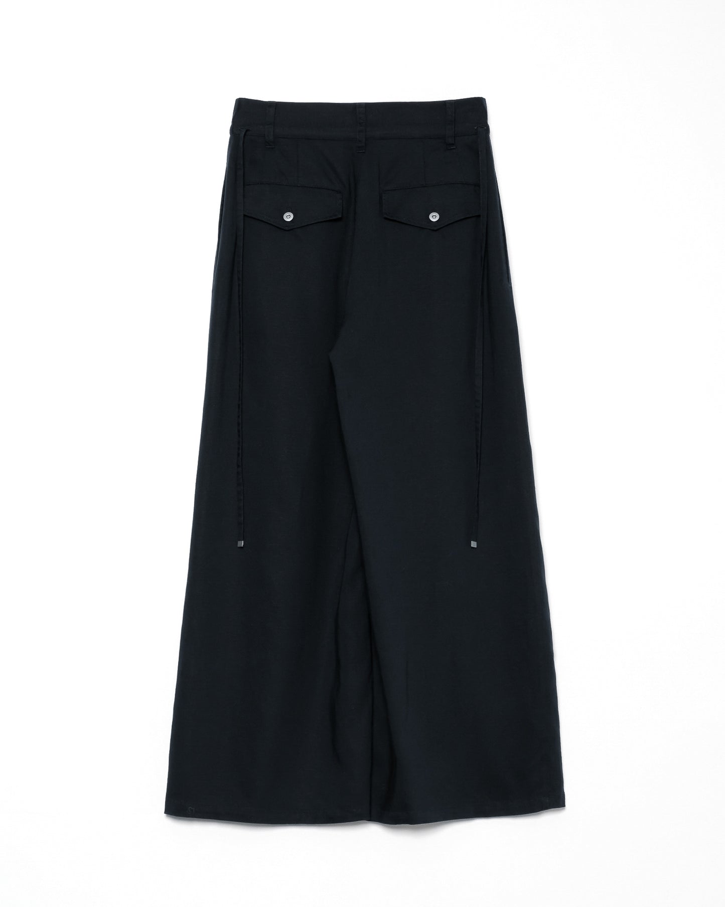 AUTHENTIC LINEN WIDE SLACKS / NAVY