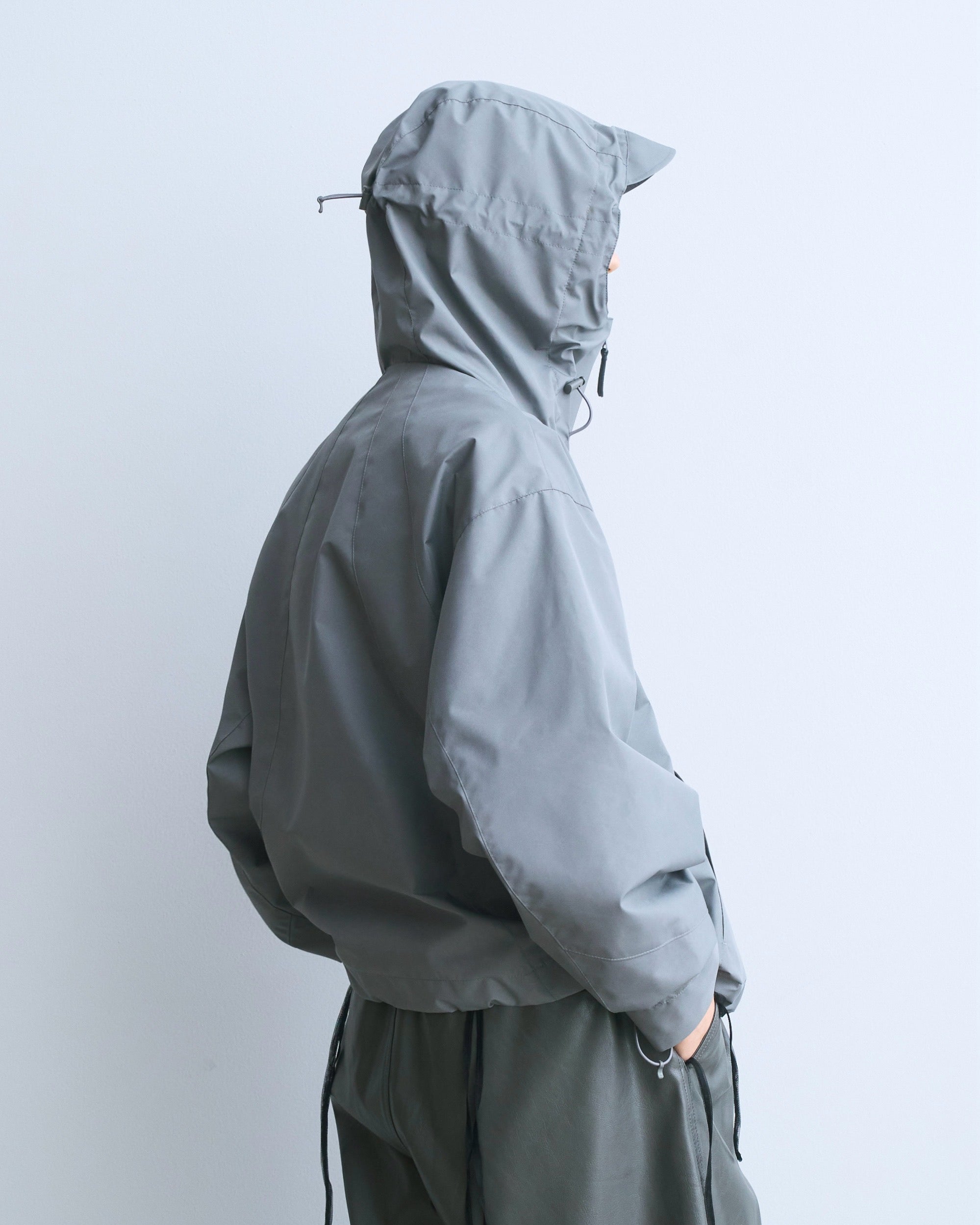 URBAN SHELL JACKET _ +phenix GORE-TEX WINDSTOPPER / GRAY – ILEAN