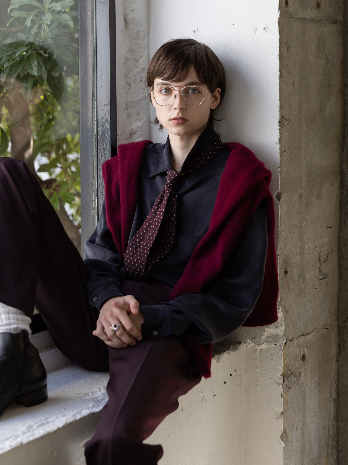 Refined Minimal Cupro Shirt