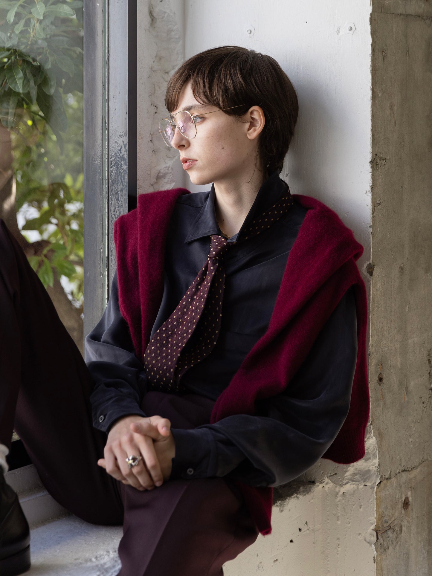 Refined Minimal Cupro Shirt