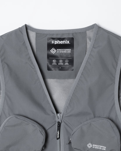 URBAN UTILITY VEST _ +phenix GORE-TEX WINDSTOPPER / GRAY
