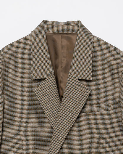 WOOL DOUBLE-BREASTED MODULAR JACKET