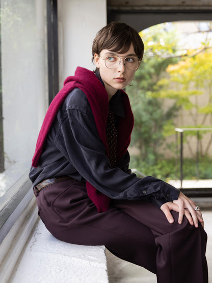 Refined Minimal Cupro Shirt