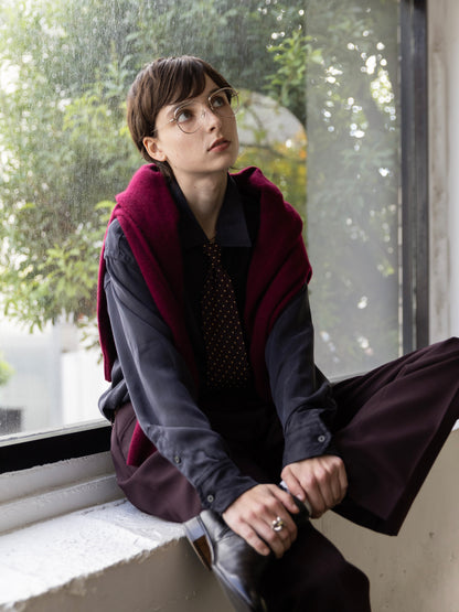 Refined Minimal Cupro Shirt