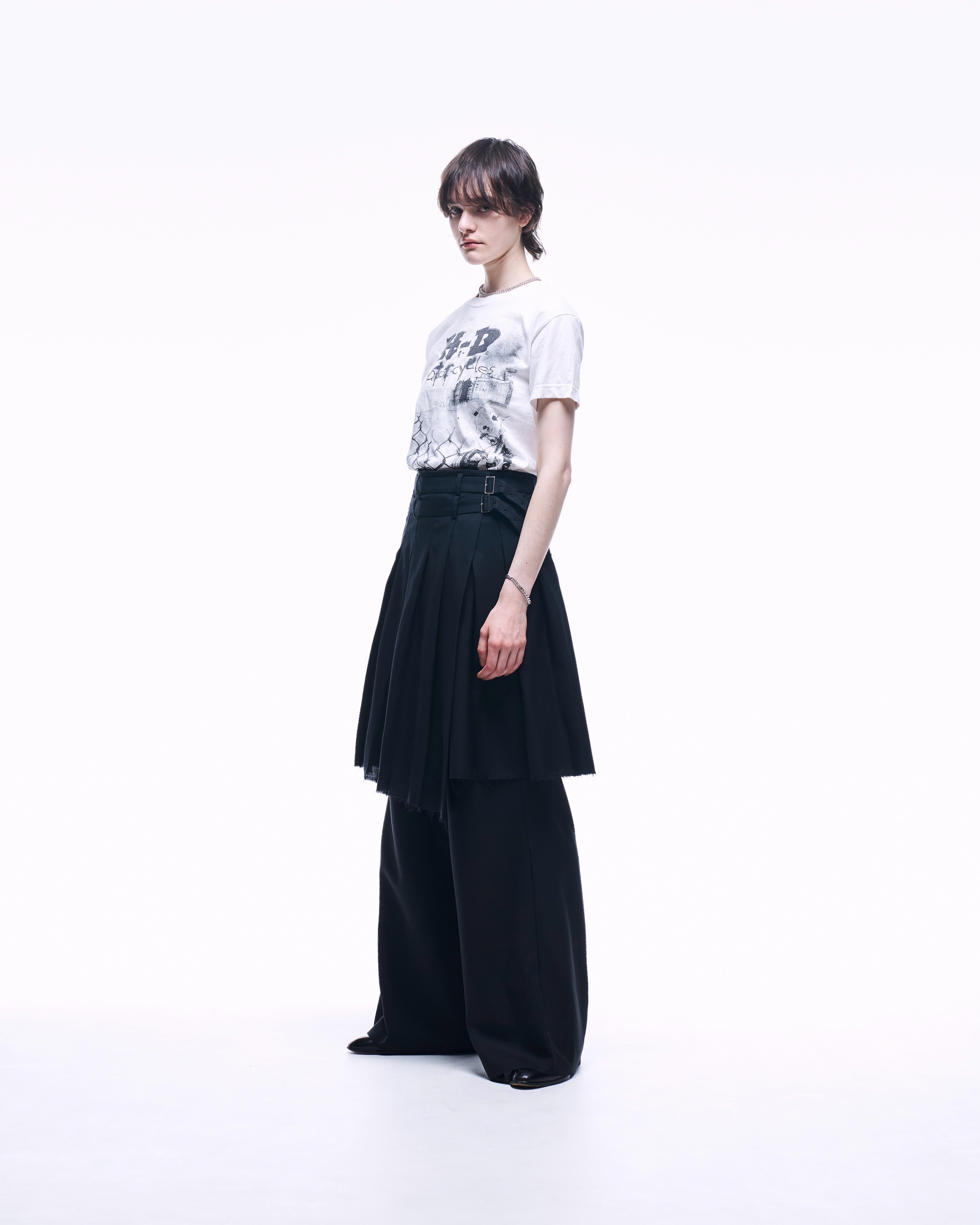 21AW ALONE WOOL WIDE TROUSERS サイズ2 Sbiru Wool Pants — Beige – La Garçonne