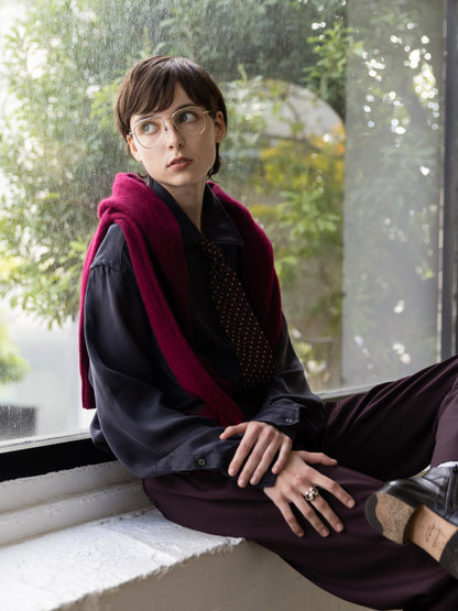 Refined Minimal Cupro Shirt