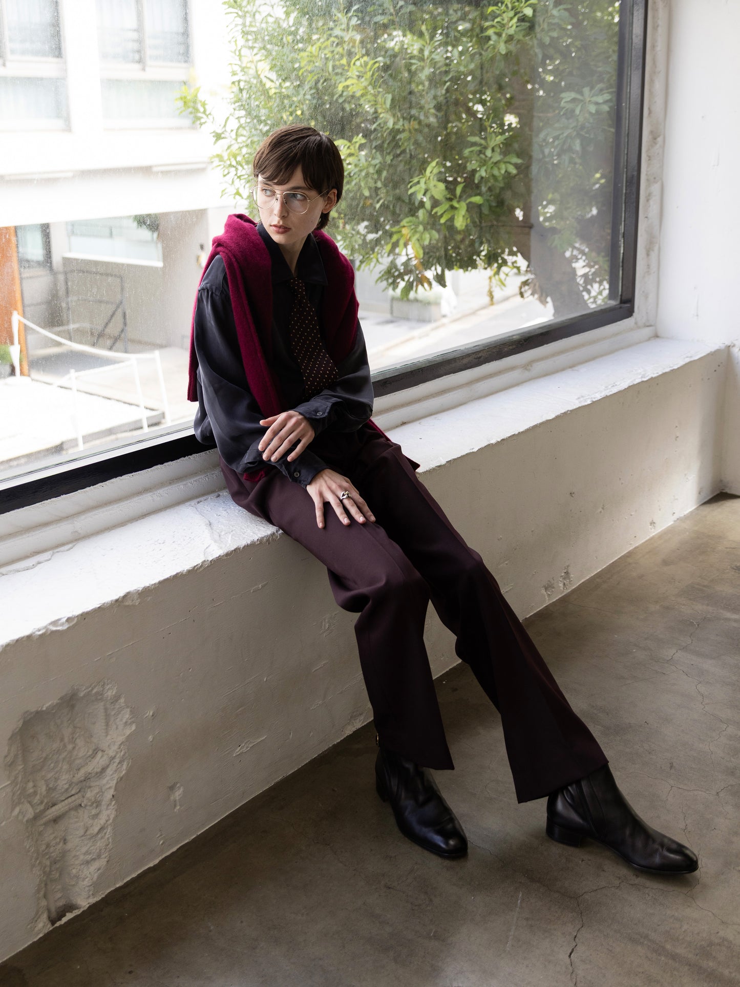 Refined Minimal Cupro Shirt