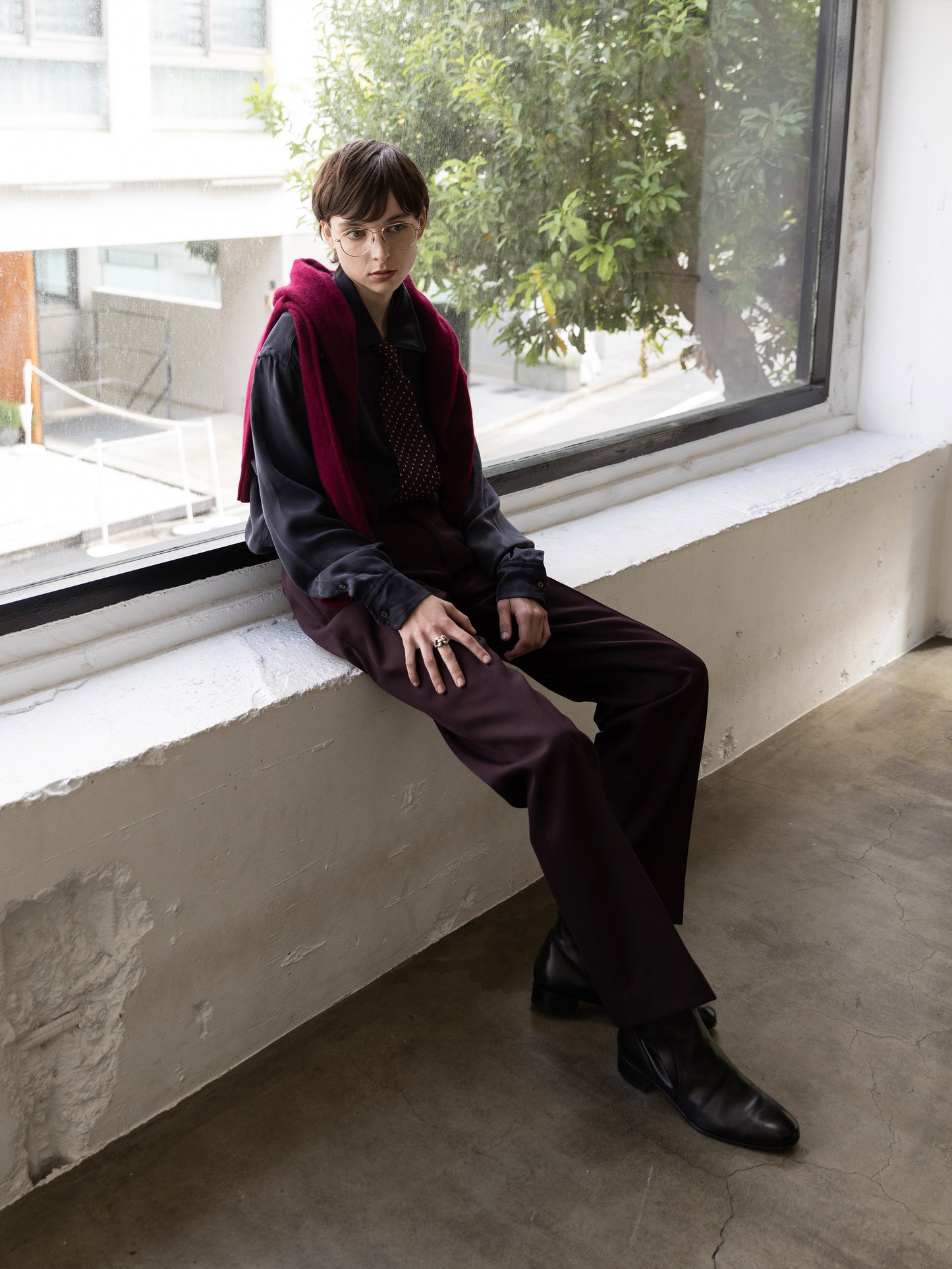 Refined Minimal Cupro Shirt