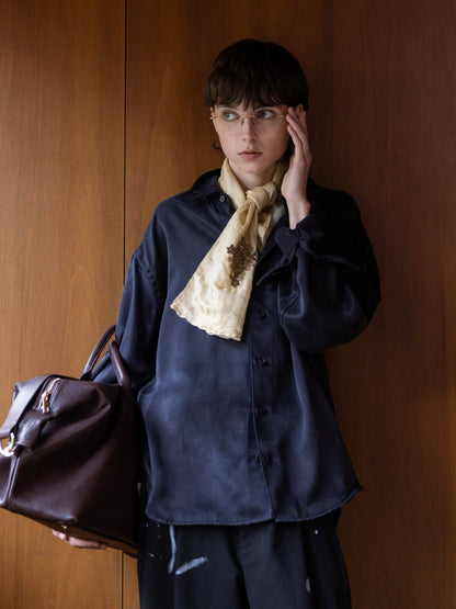 Refined Minimal Cupro Shirt