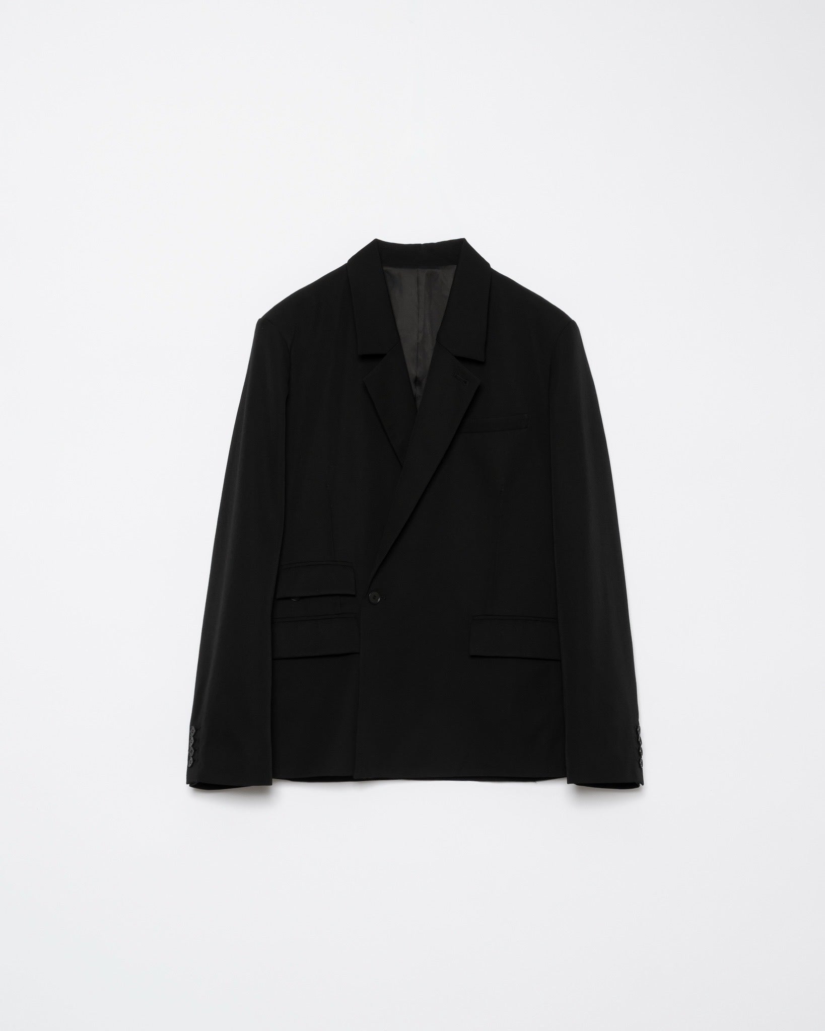 ilean DOUBLE-BREASTED WOOL COAT サイズ2 最終 WOOL DOUBLE-BREASTED MODULAR JACKET – ILEAN