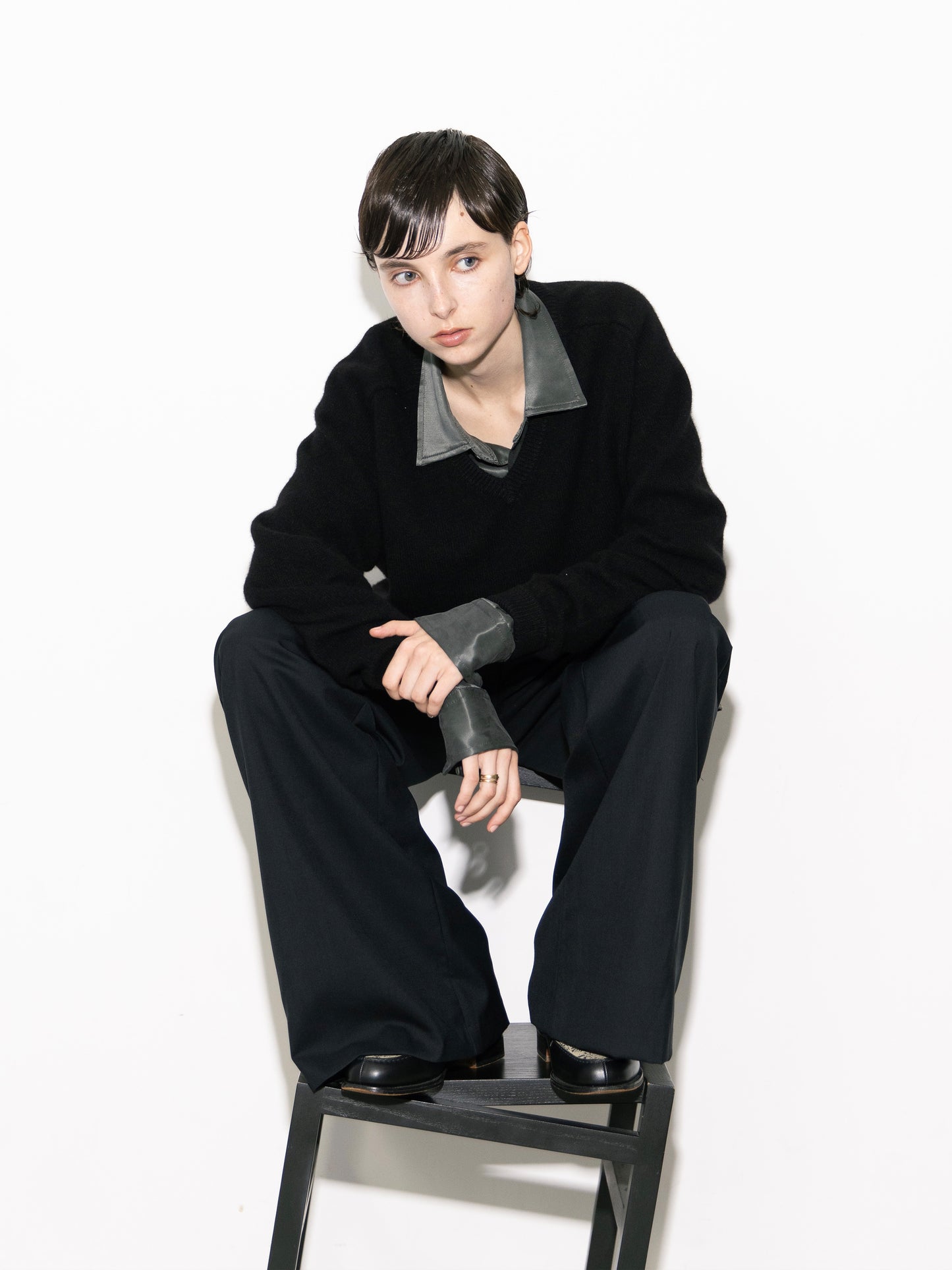 Refined Minimal Cupro Shirt