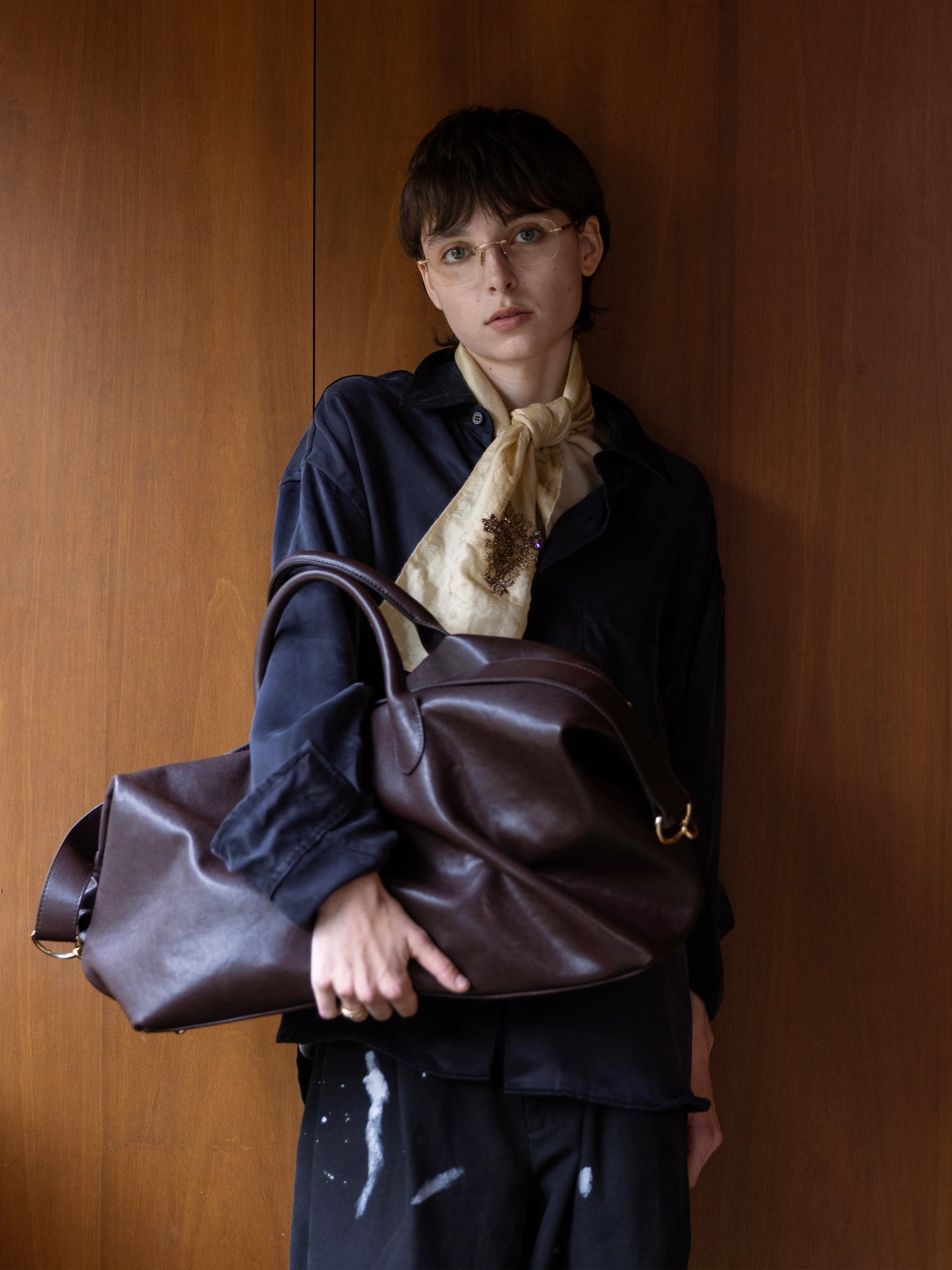 Refined Minimal Cupro Shirt