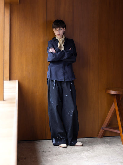 Refined Minimal Cupro Shirt