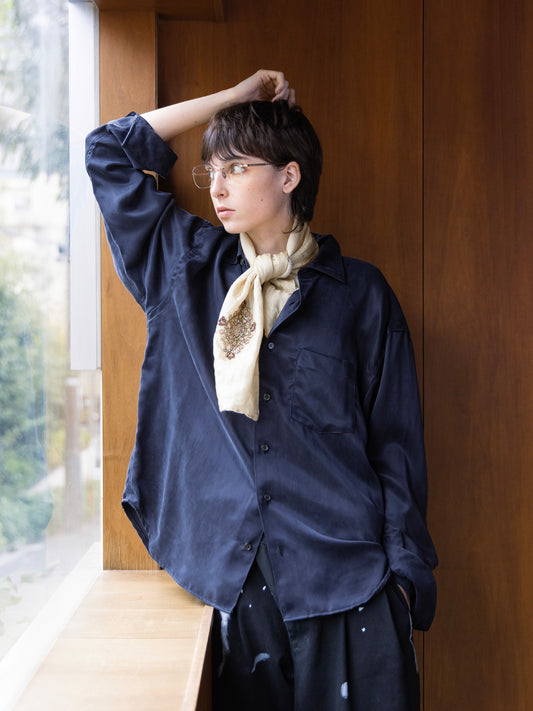 Refined Minimal Cupro Shirt